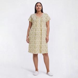 Plus Size Elizabeth & Nicole(R) Short Sleeve Garden Waltz Nightgown